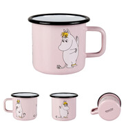 Muurla 芬蘭進(jìn)口muurla姆明搪瓷杯琺瑯杯兒童杯小號馬克杯 咖啡杯250ml 粉色歌妮 250ml