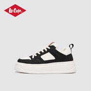 Lee Cooper2025秋季新款小白鞋男鞋低幫板鞋百搭休閑鞋男款戶外潮鞋運動鞋男 米黑色 43