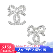 香奈兒（Chanel）經(jīng)典雙C心形耳釘女款女士耳環(huán)耳墜送女友禮物 銀色AB9231-B09019-NK116