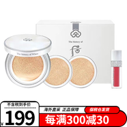 后（The history of whoo） Whoo氣墊BB遮瑕提亮膚色 天氣丹隔離霜控油持久定妝 雪美白水分光氣墊#21 一正2替