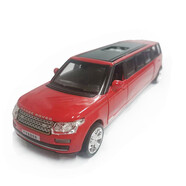 加長(cháng)路虎合金車(chē)模仿真迷你模型兒童小汽車(chē)合金回力聲光四開(kāi)門(mén)模型車(chē)男孩擺件玩具車(chē) 加長(cháng)路虎攬勝-紅色