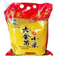 赤峰大金苗黃小米 內蒙古赤峰大金苗小米五谷雜糧月子粥米寶 大金苗小米5斤