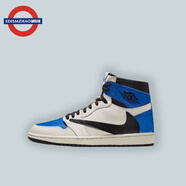 耐克（NIKE）Air Jordan1 AJ1倒鉤TS聯(lián)名 白藍(lán)閃電藤原浩高幫籃球鞋DH3227-105 DH3227-105( 支持鑒定) 45