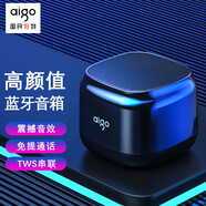 愛(ài)國者（aigo）T36迷你藍牙音響N小型便攜充電戶(hù)外大音量環(huán)繞無(wú)線(xiàn)桌面音箱收款戶(hù)外臺式筆記本電腦 藍牙 標準版黑色