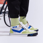 普尼男女夏季時(shí)尚滑板鞋情侶款拼接時(shí)尚耐磨運動(dòng)鞋13M1AT17 淺綠（男） 42