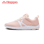 Kappa情侶運動鞋輕質(zhì)跑鞋男休閑鞋秋冬新品|K0855MQ59 女 淺玫瑰粉-526 35