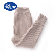 迪士尼（Disney）羊毛褲兒童保暖褲加厚男童羊絨褲女童打底褲寶寶毛線褲中大童加厚 男童抽條高彈加厚【駝色】 100#(可開(kāi)檔)褲長(zhǎng)55