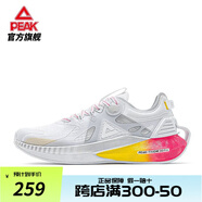 匹克（PEAK）態(tài)極春季網(wǎng)面跑鞋體育中高考男女減震透氣輕便運(yùn)動(dòng)跑鞋 大白/熒光玫紅（女款） 37
