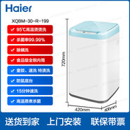 海爾（Haier）迷你洗衣機(jī)3公斤3.3小型家用全自動(dòng)波輪寶寶嬰EBM3365W【品牌家電】 海爾3公斤XQBM30-R199
