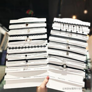 達不溜蕾絲項鏈ins女潮網(wǎng)紅短款頸鏈頸帶項圈黑繩鎖骨鏈choker脖子飾品 K LW2415件沉魚(yú)