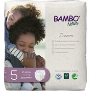 BAMBO Nature優(yōu)質(zhì)環(huán)保嬰兒尿布 20-40 磅 6 件裝