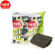 海牌菁品 韩国进口 芥末味海苔2g*8包 饭团寿司零食送礼即食紫菜16g