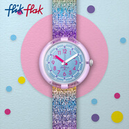 斯沃琪（Swatch）Flik Flak（飛菲）兒童手表彩虹光芒 兒童節(jié)禮物學(xué)生腕表ZFPNP128