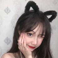 sm眼罩絲帶道具 男女夫妻房事成人情趣韓國可愛(ài)蕾絲貓耳朵 鏤空黑色毛