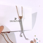 SWAROVSKI 施華洛世奇心形手鏈女愛心水晶吊墜項(xiàng)鏈  送女友 流蘇項(xiàng)鏈 5517952