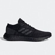 阿迪達(dá)斯 （adidas）官方男鞋秋季新款爆米花BOOST運(yùn)動(dòng)鞋低幫輕便網(wǎng)面透氣休閑跑步鞋 F35786全黑BOOST 39