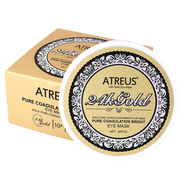 泰國atreus 黃金眼霜AT24K金鉑精華抗黑眼圈保濕勝肽抗皺緊致護膚品 24k黃金眼膜【60片/盒】