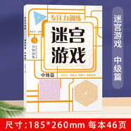 6-15歲孩子兒童迷宮游戲書(shū)數(shù)獨(dú)四六九宮格左右腦思維邏輯訓(xùn)練玩具 迷宮游戲（中級(jí)篇） 無(wú)規(guī)格