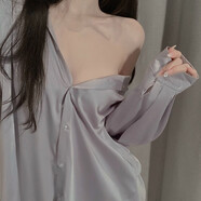瑰若情趣內(nèi)衣性感純欲睡衣服高檔制服誘惑夫妻刺激方便房事情侶戰(zhàn)袍女 襯衫+黑絲】2025新款情人節(jié)大碼女士七夕調(diào)情約會(huì)