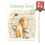 英文原版 圖書館的獅子 Library Lion 兒童英語啟蒙圖畫故事書 紐約時報暢銷繪本 全英文版