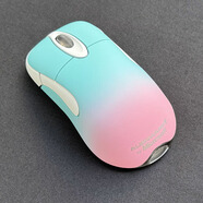 MUSSELS電競IO1.1無線CF吃雞FPS職業(yè)游戲鼠標(biāo)主播3395 PRO鼠標(biāo)白鯊lo1.1 3395PRO無線 藍(lán)粉磨砂 2.4G無線+有線