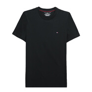 Tommy Hilfiger湯米·希爾費格 男士左胸小logo圓領短袖T恤 黑色09T3139-001-M