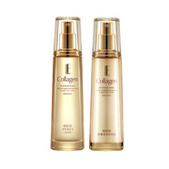 采媚骨膠原化妝品套裝麗蘭妃小分子補水潤澤爽膚水乳液女士護膚品女學(xué) 柔膚水+保濕乳液