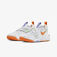 耐克（NIKE）籃球鞋女2025年夏季時(shí)尚潮流比賽訓(xùn)練舒適透氣運(yùn)動(dòng)鞋DV8996-004 DV8996-103/白橙色/輕便 40