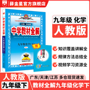【學(xué)科自選】2025春中學(xué)教材全解九年級下冊語文數(shù)學(xué)英語物理化學(xué)人教版全學(xué)科版本可選配套九年級下冊課本 薛金星 九年級化學(xué)下冊 人教版2025春