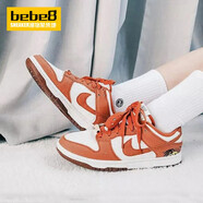 耐克（NIKE）【嚴(yán)選好物】bebe8 Nike Dunk SB low耐克聯(lián)名男女低幫休閑滑板鞋 夏日白橘色DR5475-100 40