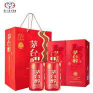茅臺(tái)集團(tuán)出品 柔和醬香型白酒  新老包裝隨機(jī)發(fā) 送禮自飲 53度 500mL 2瓶 茅臺(tái)醇2008