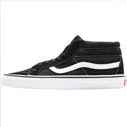 VANS范斯SK8-MID中幫黑白經(jīng)典款情侶休閑男女鞋滑板鞋VN0A391F6BT VN0A391F6BT 43