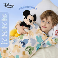 迪士尼（Disney）兒童內衣套裝2025年春秋新款男女童睡衣彈力棉寶寶兩件套家居服 多彩米奇-【男童】 110