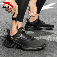 安踏（ANTA）男鞋跑步鞋2025夏季跑鞋網(wǎng)面透氣官網(wǎng)旗艦競速緩震運(yùn)動鞋休閑鞋 黑-5520 39