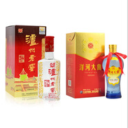 瀘州老窖超市白酒 頭曲六年窖 52度 500mL 1瓶 +洋河大曲375ml組合