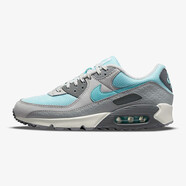 耐克 Nike Air Max 90 復古混搭男士氣墊緩震跑步鞋 休閑運動跑鞋 灰綠/DQ0789-001 標準42/US8.5