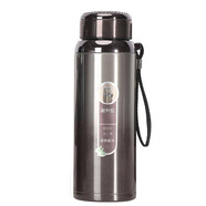 興順謙不銹鋼大容量保溫杯男女大人泡茶便攜旅行家用辦公水杯 漸變灰 800ml