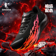 喬丹QIAODAN強風(fēng)2PRO運動(dòng)鞋男跑步鞋馬拉松旗艦競速碳板跑鞋體測鞋 黑色/閃亮橘 -秋冬版 42
