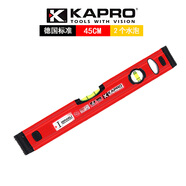 KAPRO以色列KAPRO嘉寶水平尺 工業(yè)級靠尺 平水尺迷你水平尺家用高精度 45cm【雙珠】779-40-45cm