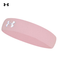 安德瑪（Under Armour）運(yùn)動(dòng)發(fā)帶男女止汗帶吸汗頭帶跑步導(dǎo)汗帶籃球防汗頭巾箍護(hù)額 粉色