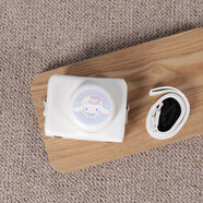 登影適用索尼zv10保護套zve1二代M2相機包RX100nex5tA6000黑卡7殼微單ZV1 ZV-1 含肩帶 白色 玉桂狗