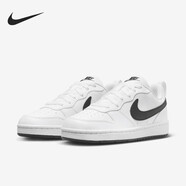 NIKE耐克正品 COURT (GS) 兒童小白鞋日常通勤板鞋童鞋運動(dòng)鞋跑步鞋 DV5456-104 36