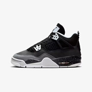 耐克（NIKE） Air Jordan 4 GS AJ 4 喬4 籃球鞋 黑 煤黑 白色FQ8213-002 40