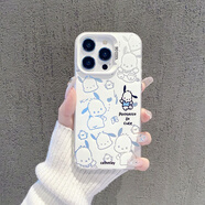 檸墨vivo iqoo neo10 pro+手機(jī)殼neo9/spro新款彩銀 neo8 pro高級簡約5s防摔neo6/7保護(hù)套卡通情侶殼 透白-鏤空帕恰狗 vivo iqoo neo10pro+