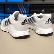 阿迪達(dá)斯 （adidas）官方男鞋輕便減震網(wǎng)面透氣休閑運(yùn)動(dòng)鞋子跑鞋青少年健步訓(xùn)練跑步鞋 JS3015 41 【建議腳長(zhǎng)25厘米】