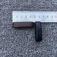 新款男式皮帶固定環(huán)皮帶尾固定神器腰帶圈整體無(wú)拼接朔膠皮帶套圈圈男春夏天 【皮帶圈】黑色1個(gè)+棕色1個(gè)