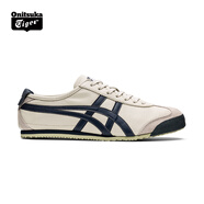 Onitsuka Tiger鬼塚虎經典男女鞋復古運動休閑鞋MEXICO 66? 米灰色/藏青色 36