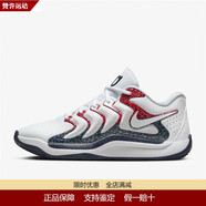 耐克（NIKE）男鞋KD17 杜蘭特17代巴黎奧運(yùn)會美國隊(duì)配色實(shí)戰(zhàn)場上男籃球運(yùn)動鞋 白紅藍(lán)FJ9487-101 42.5  US9