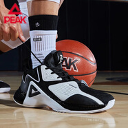 匹克籃球鞋男鞋舒適緩震耐磨運動(dòng)鞋場(chǎng)外防滑實(shí)戰比賽球鞋男輕便高回彈 0021白色/黑色 42