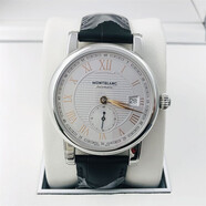 【二手99新】萬寶龍Montblanc 明星系列 自動機械 男士腕表 表徑38mm 星期日歷三眼計時 萬寶龍二手男表113879 單表